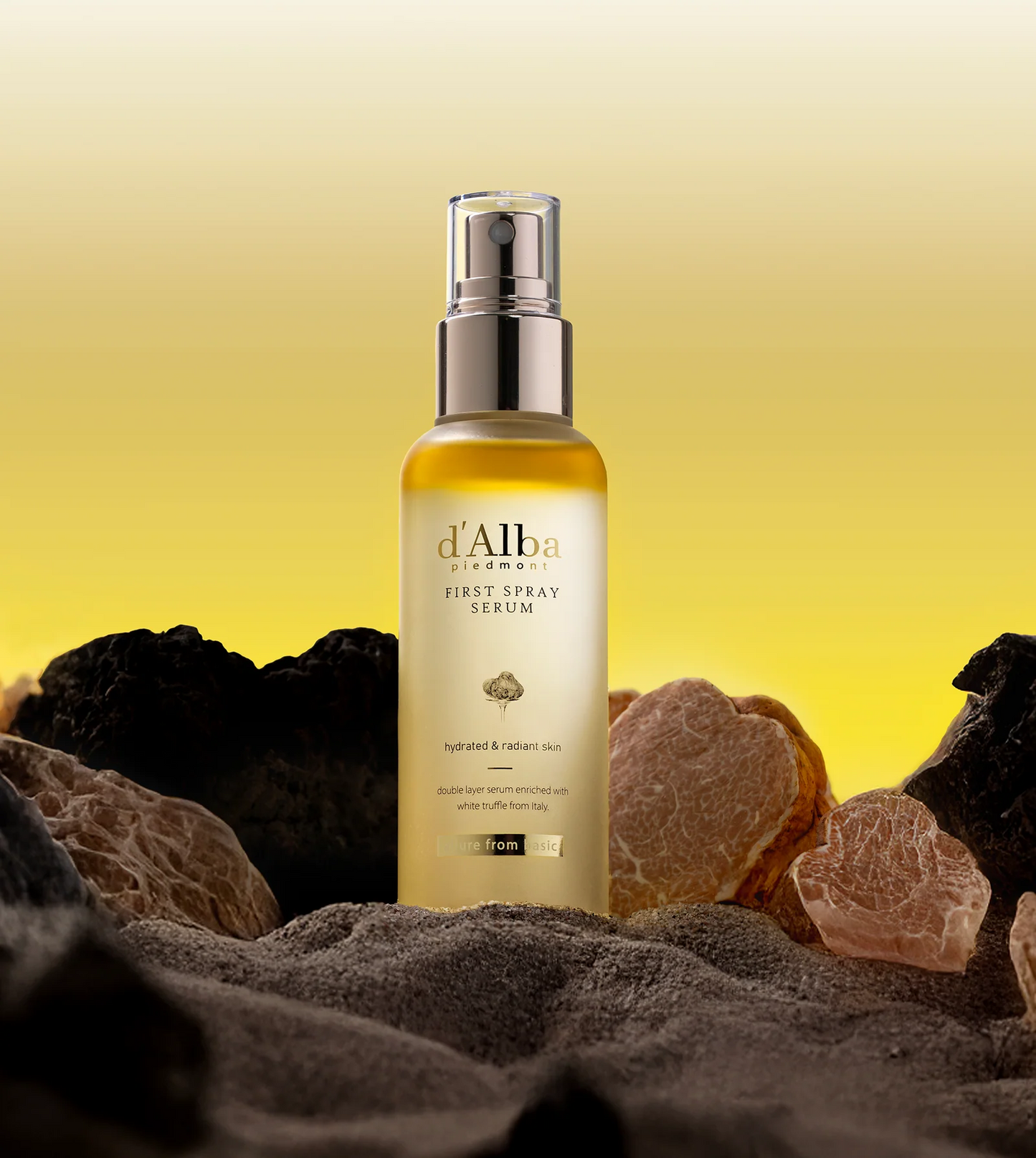 d'alba Piedmont Italian White Truffle First Spray Serum, Vegan Skin Care, Light-weight Face Moisturizer, Glow Serum for Radiant Skin, Non Comedogenic, All In One Mist, Korean Skin Care (3.38 fl oz.=100ml)2-pack