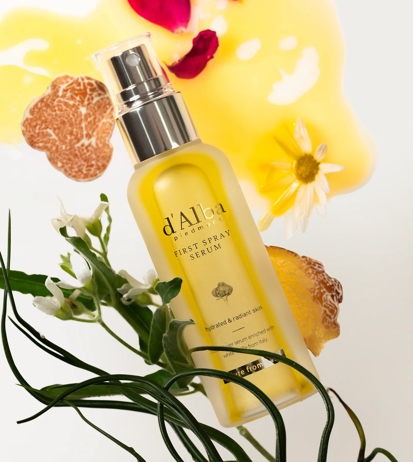 d'alba Piedmont Italian White Truffle First Spray Serum, Vegan Skin Care, Light-weight Face Moisturizer, Glow Serum for Radiant Skin, Non Comedogenic, All In One Mist, Korean Skin Care (3.38 fl oz.=100ml)2-pack